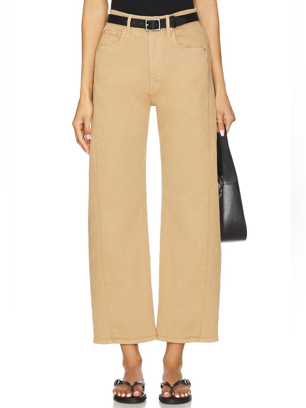 MotherThe Half-pipe Flood Jeans in The Devil May Care